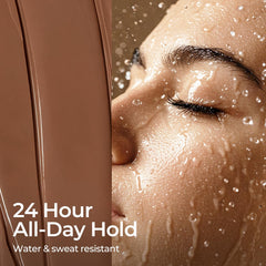 Built-in brush demonstrates easy, mess-free brow grooming with SACE LADY.