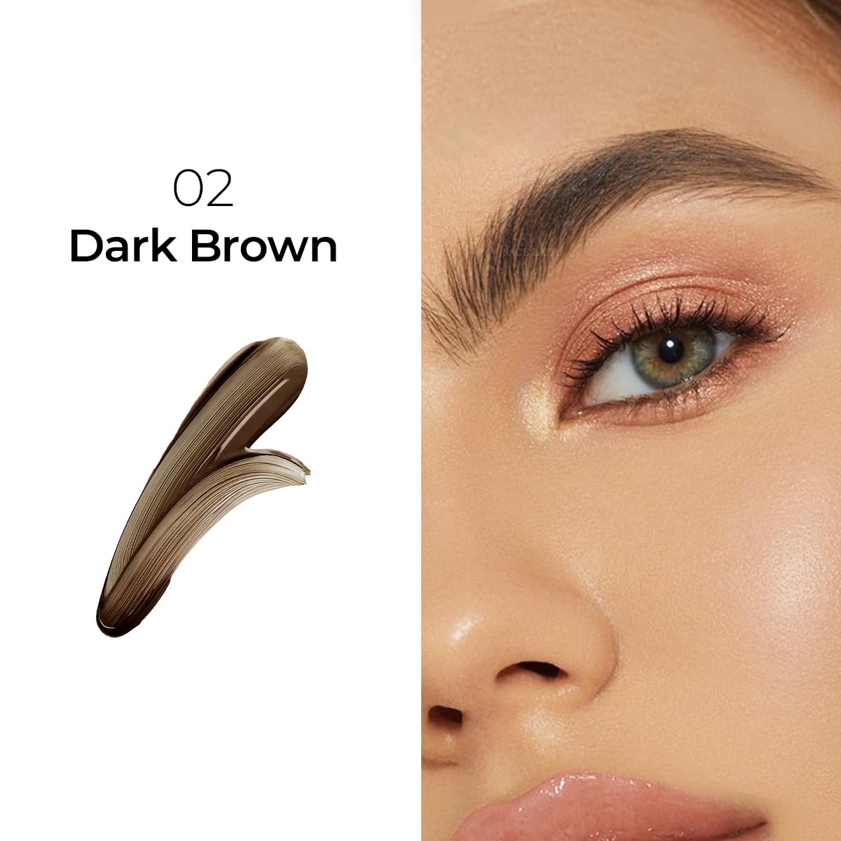 SACE LADY compact brow gel ideal for quick redefines during travel.