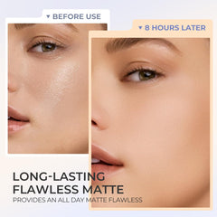 SACE LADY face powder compact close-up texture highlights ultra-fine coverage.