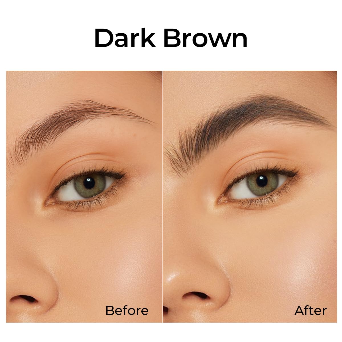 Natural brown shade brows blending for an everyday polished look with SACE LADY.