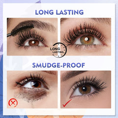 SACE LADY no-clump lashes closeup reveals clean separation and full lashes