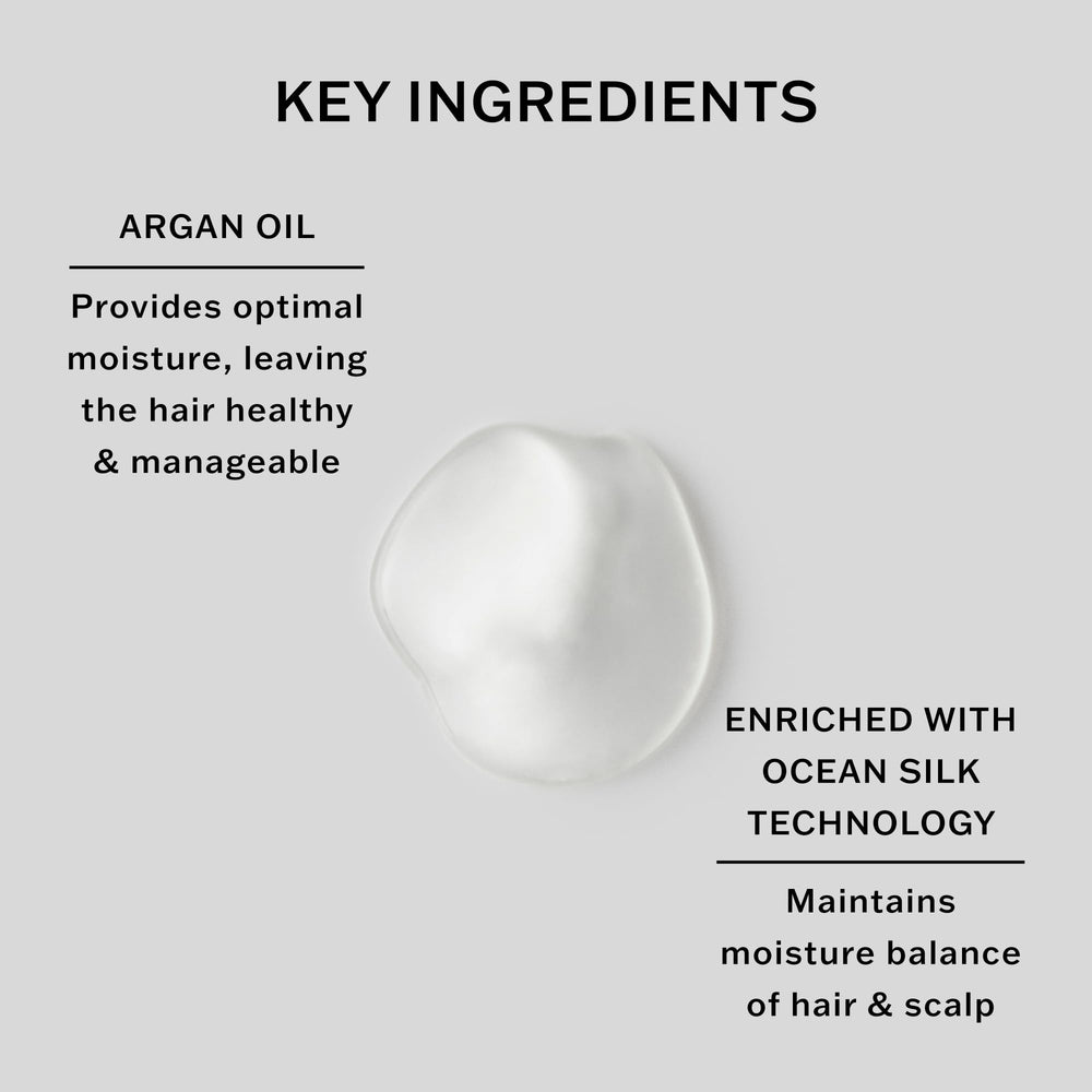 SACHAJUAN Moisturizing Shampoo wet-hair scene hints at smooth detangling and shine