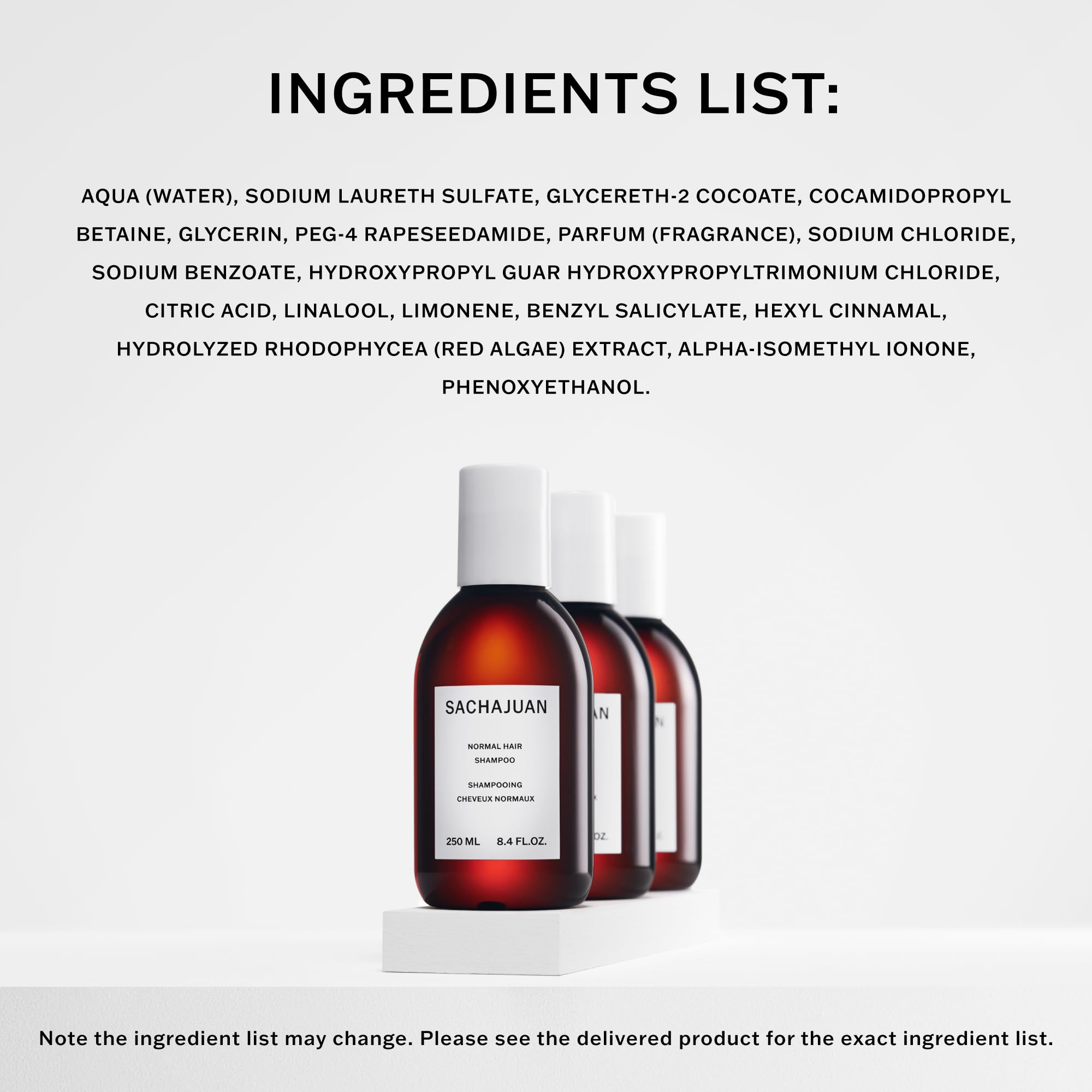 SACHAJUAN Ocean Silk Technology graphic explains shine and healthy feel.