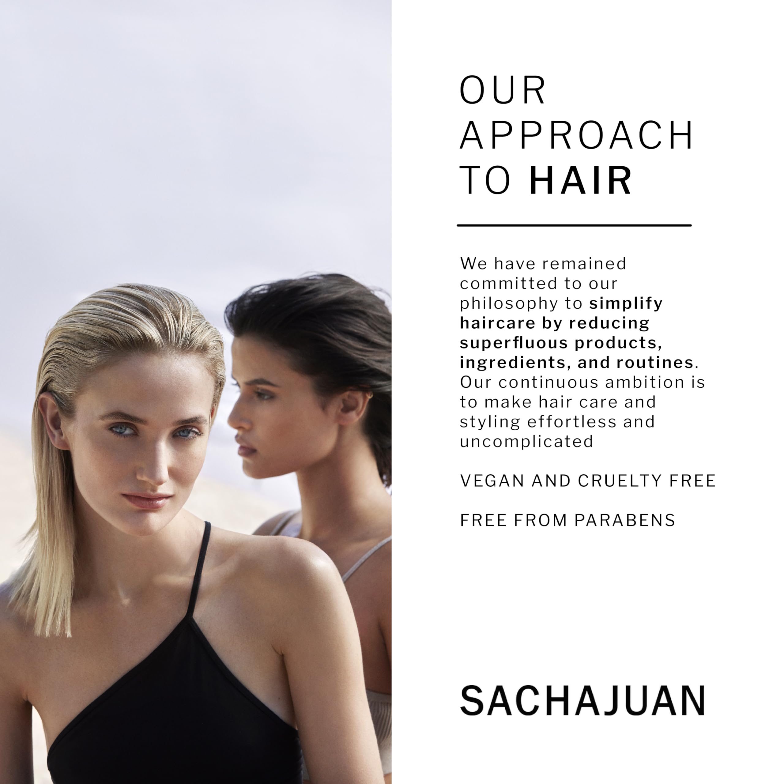 SACHAJUAN vegan cruelty-free label signals clean beauty.