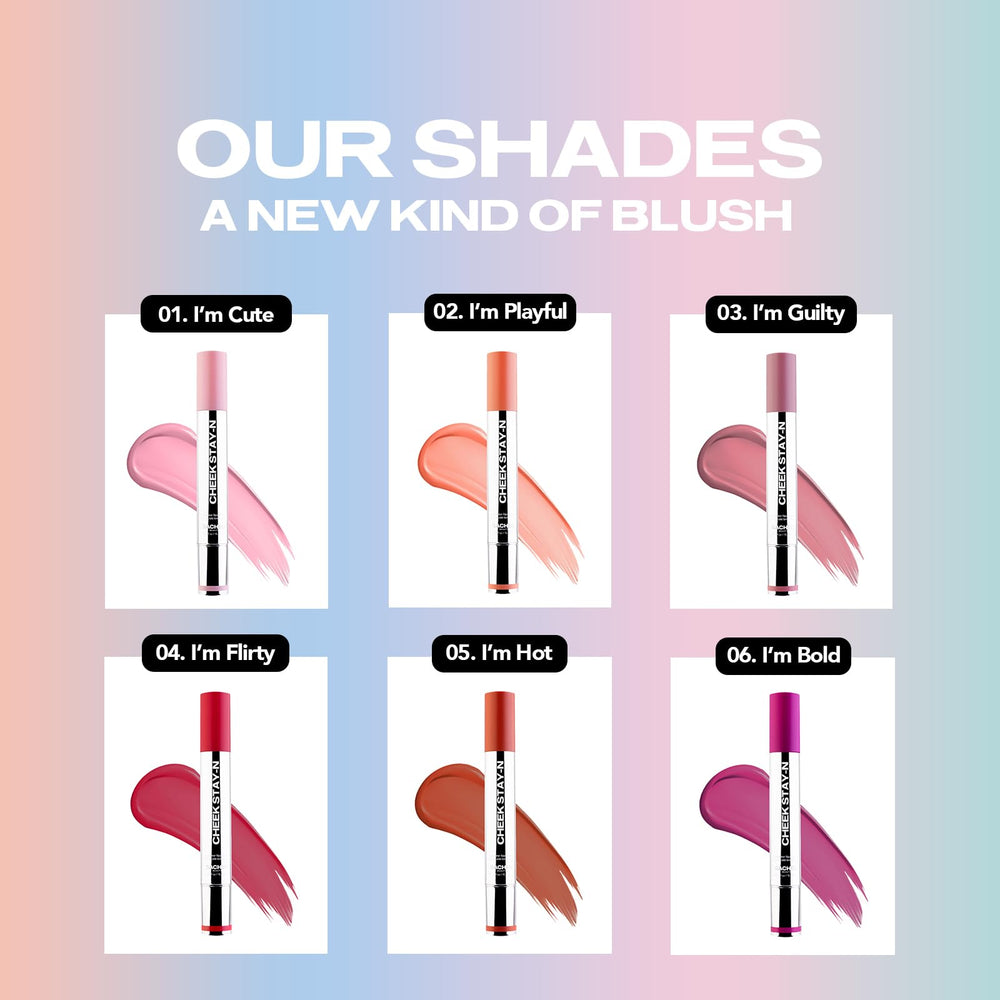Sacheu Cheek STAY-N cruelty-free packaging front view signals ethical beauty values