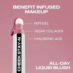 Sacheu Cheek STAY-N tube dispense shows twist-to-dispense mechanism