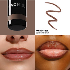 Sacheu Lip Liner STAY-N application closeup highlighting flawless lip line.