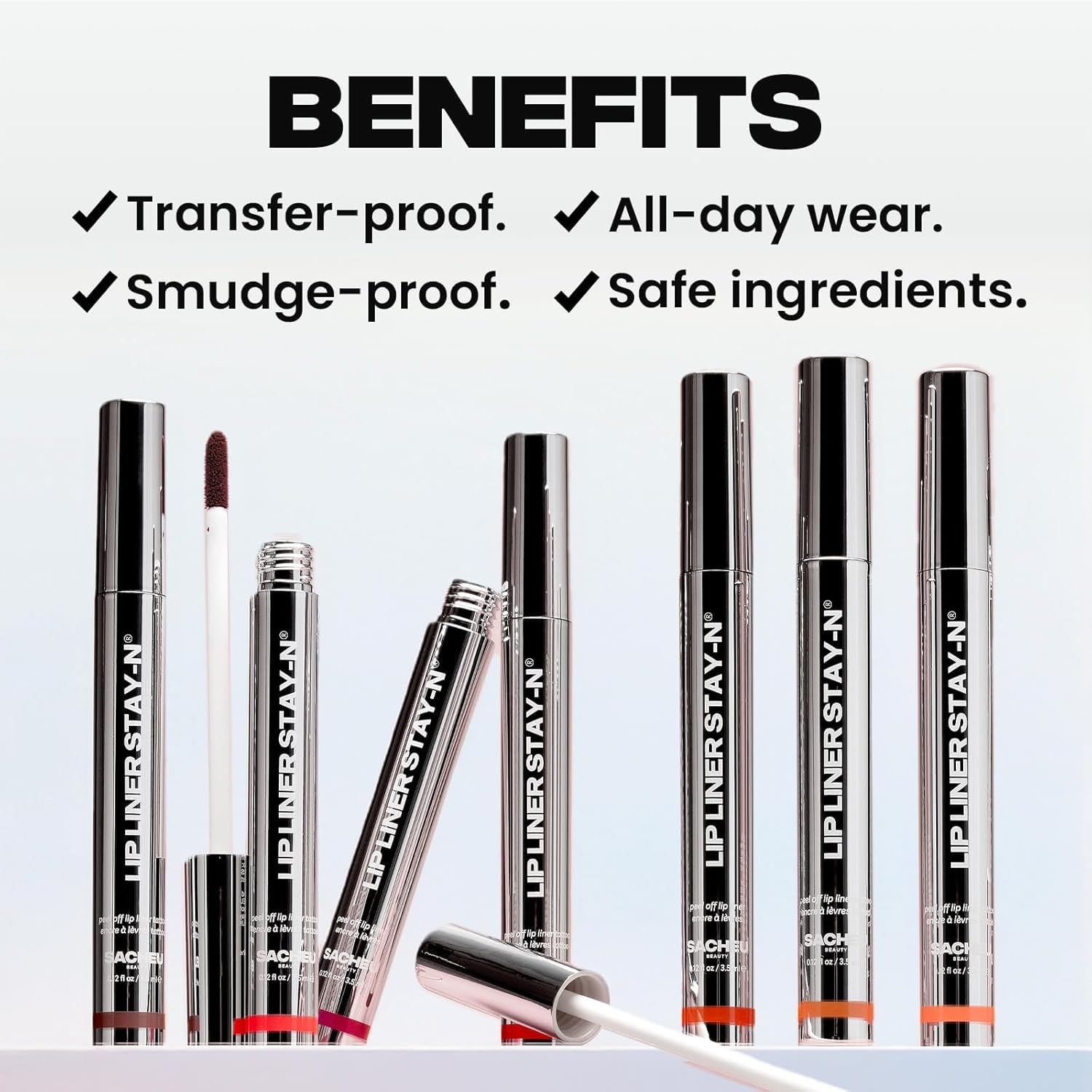 Sacheu Lip Liner STAY-N Vitamin E conditioning for defined lips.