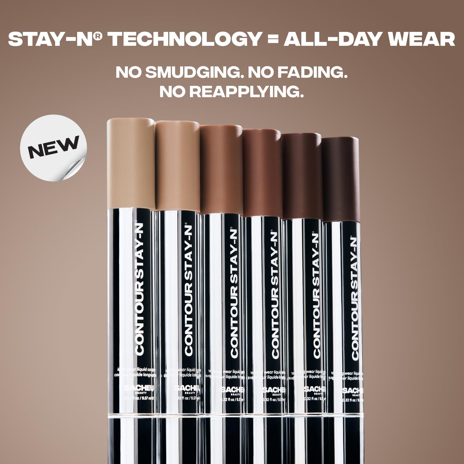 Sacheu Stay-N packaging highlights vegan, cruelty-free status.