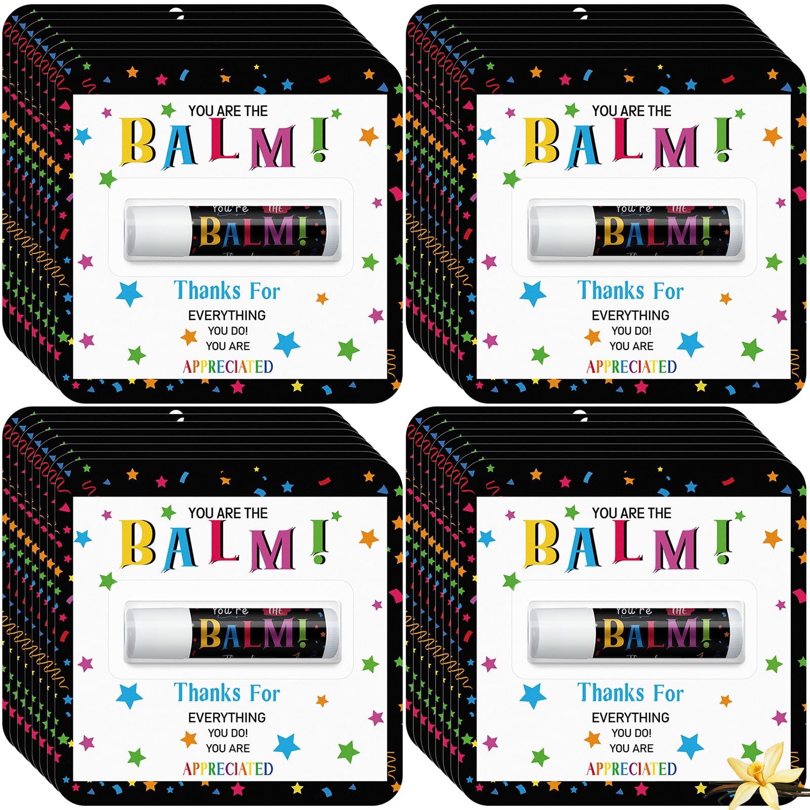 Sacubee bulk lip balm 60-pack packaging—perfect for gifting at events.