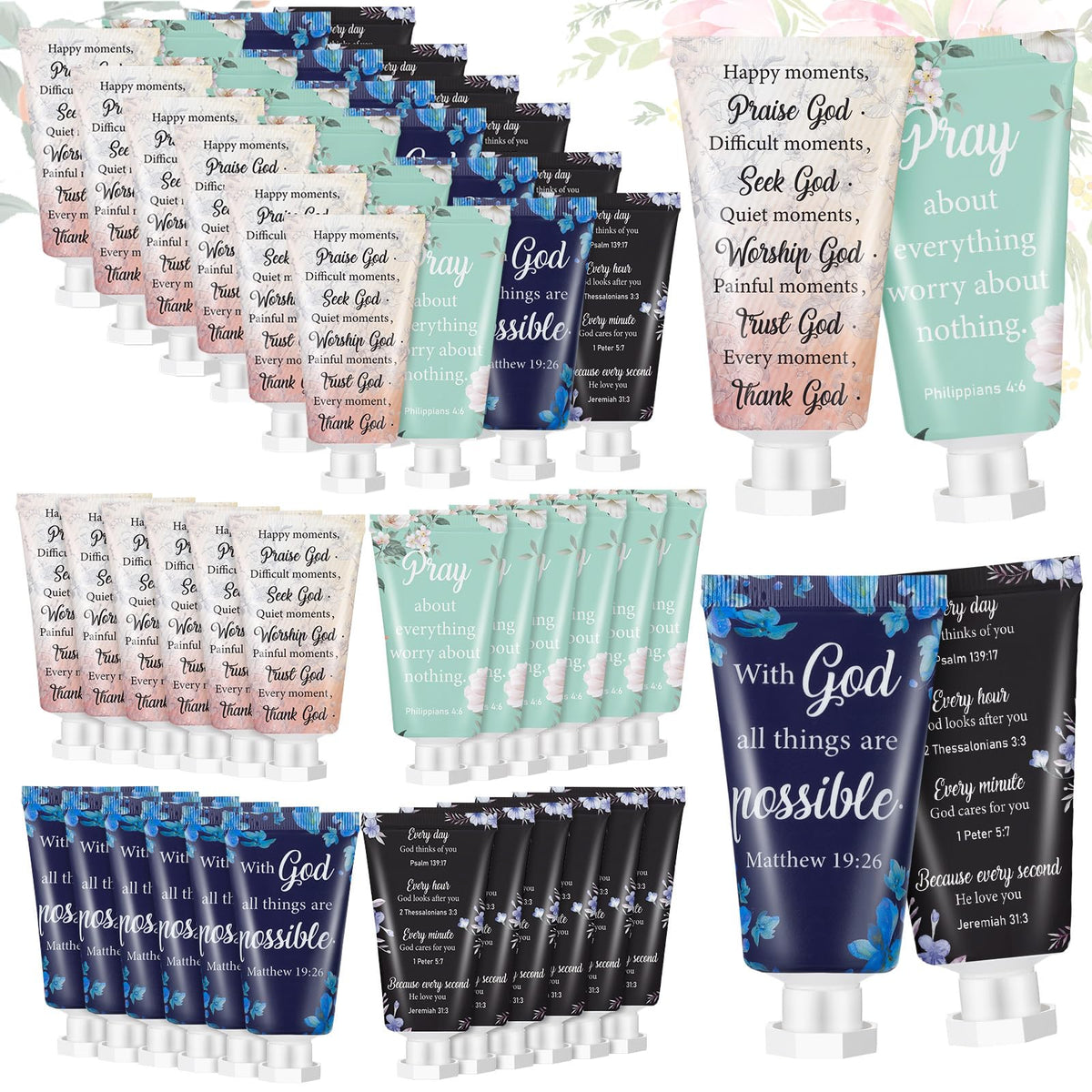 Sacubee Christian hand cream bulk with cherry blossom fragrance for hydrated hands