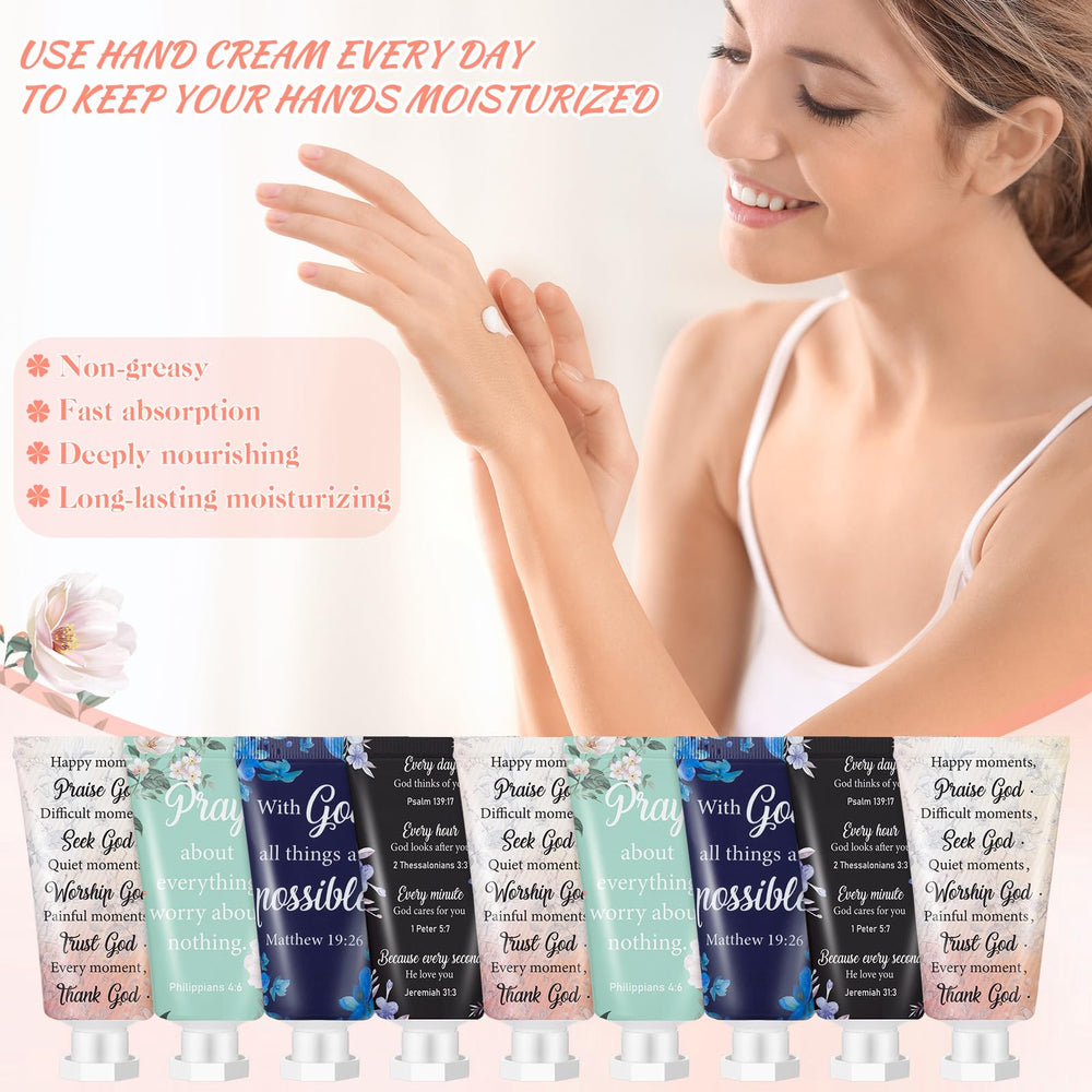 Sacubee gift set of Christian hand cream 12-piece suitable for stocking stuffers