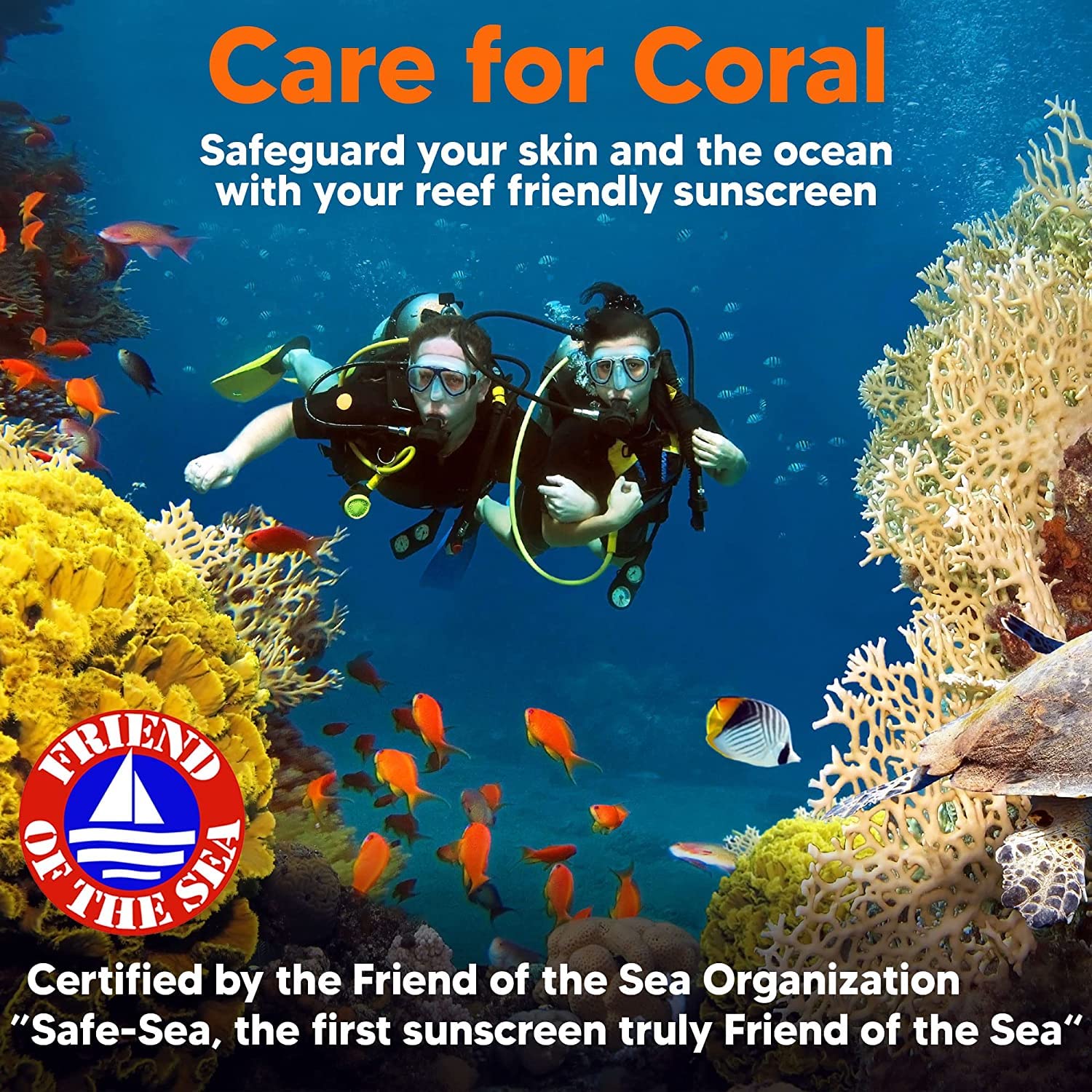 Safe Sea coral reef-safe formula preserves marine life