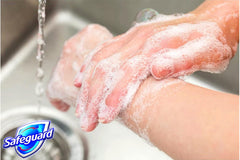 Safeguard antibacterial hand bar soap multipack showing 32 bars for busy households.