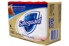 Safeguard bar soap close-up with creamy lather highlighting gentle cleansing.