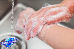 Safeguard beige bar soap closeup – gentle, effective cleansing for skin