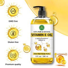 SAHAK Vitamin E Oil hair serum reducing frizz and adding shine
