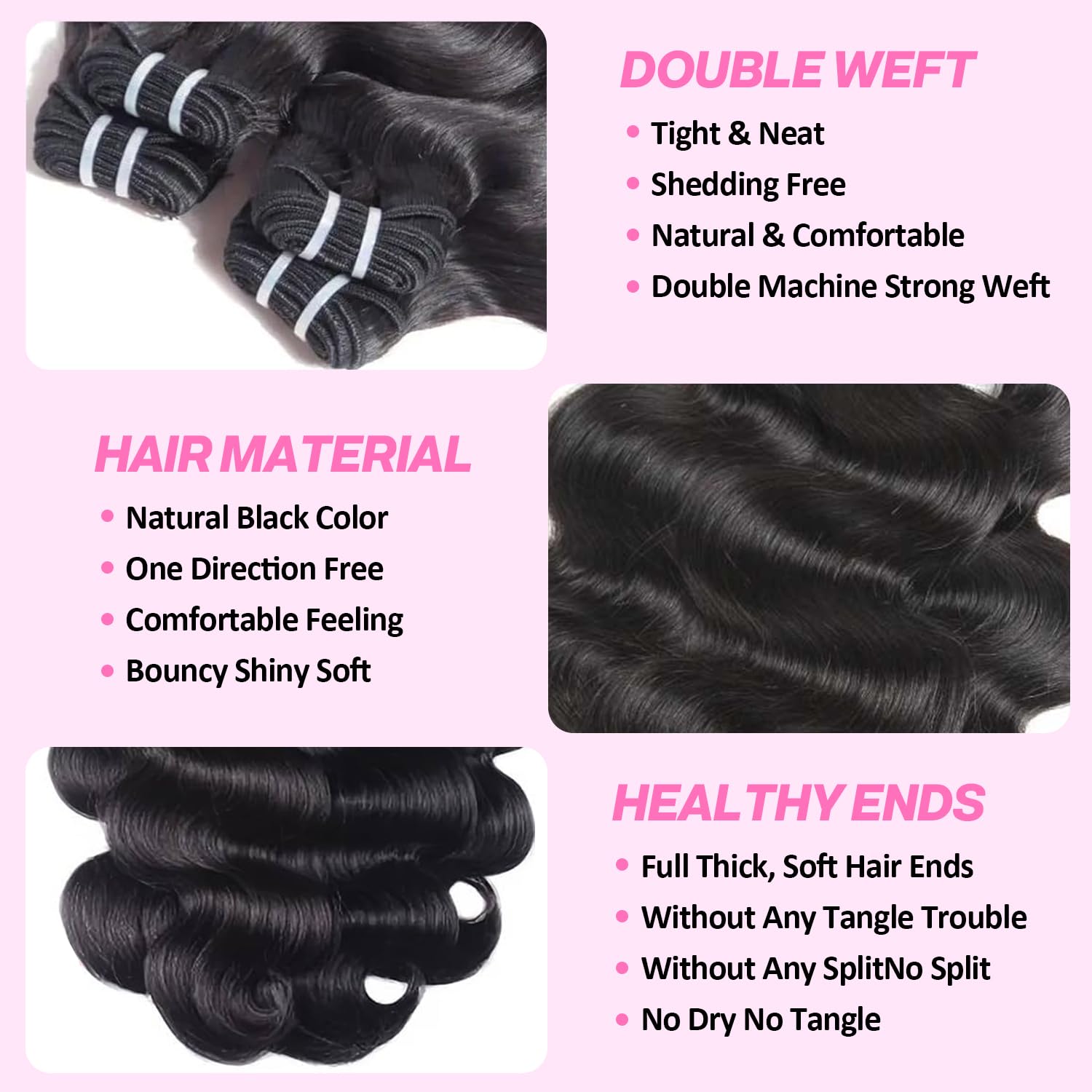 Saiclout 12A Brazilian virgin hair body wave 22-inch offers versatile, smooth length for looks