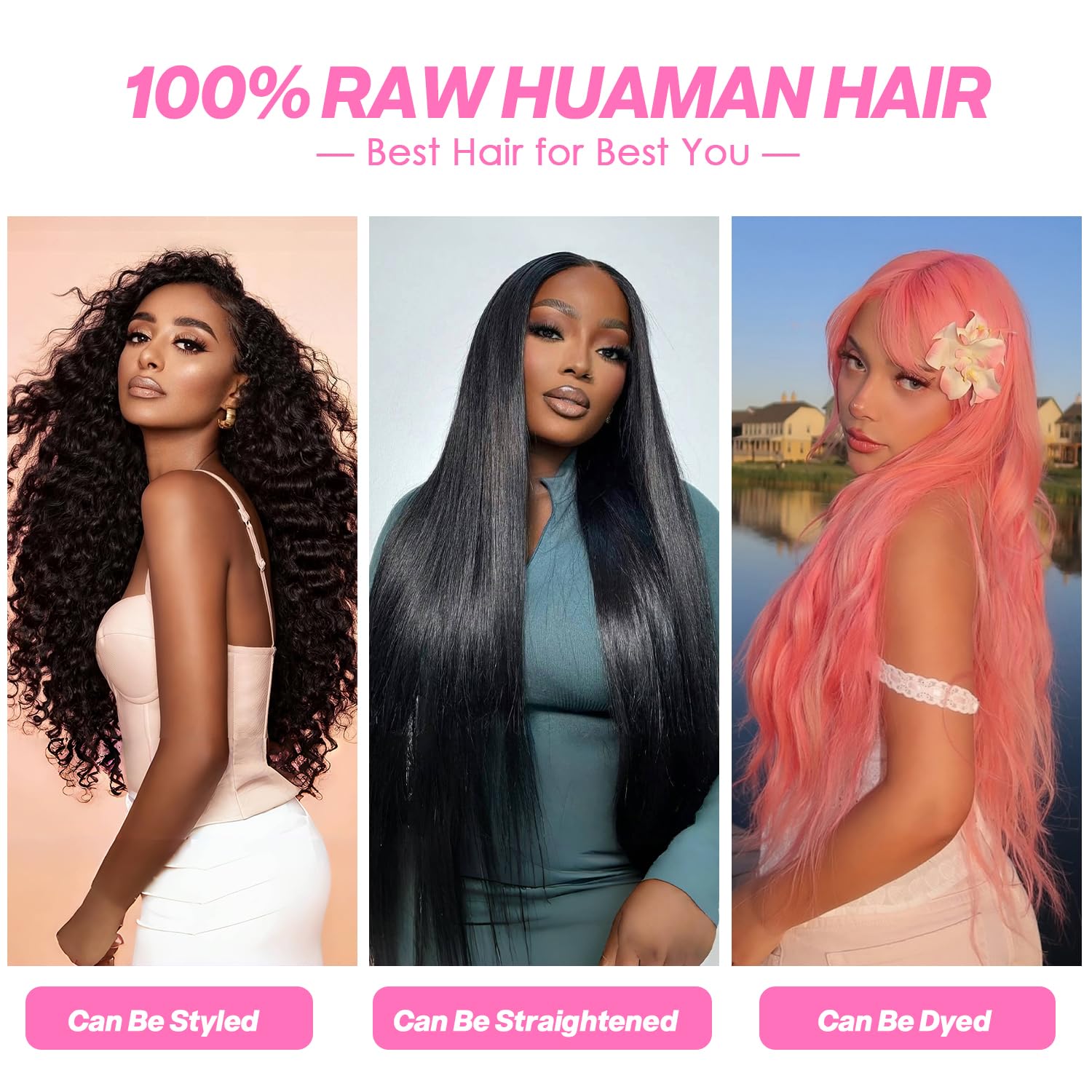 Saiclout factory-origin process highlights virgin hair and no chemical treatment