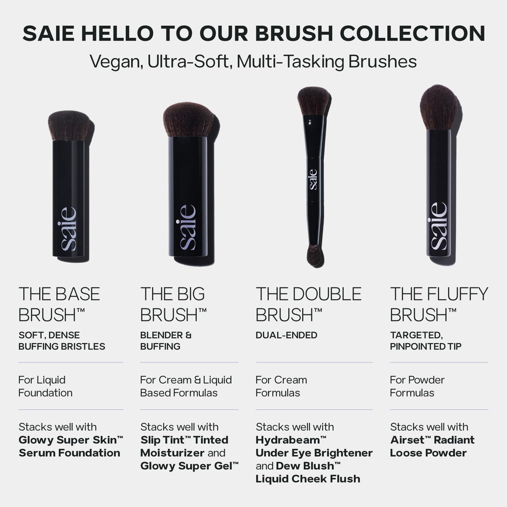 Saie The Big Liquid Foundation Brush cruelty-free makeup tool for everyday use