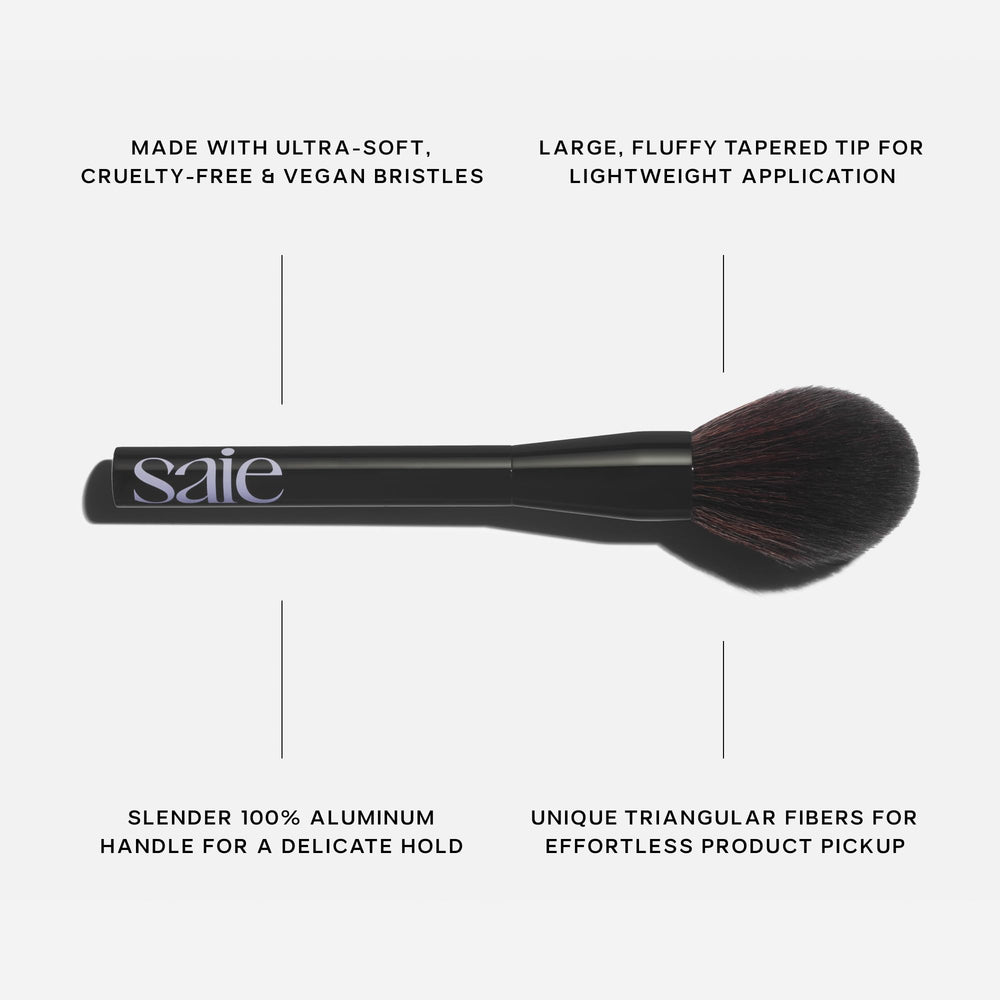 Saie aluminum handle close-up offering lightweight balanced control