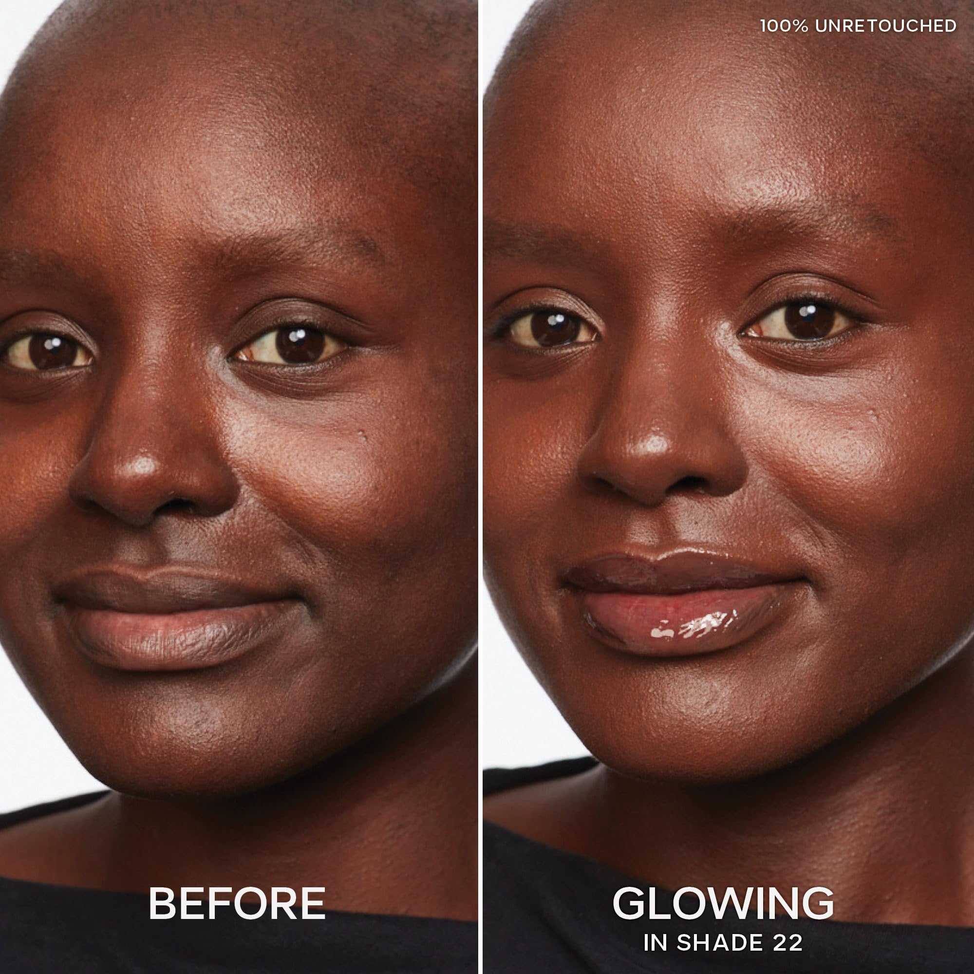 Saie creamy concealer texture swatched for hydrating finish