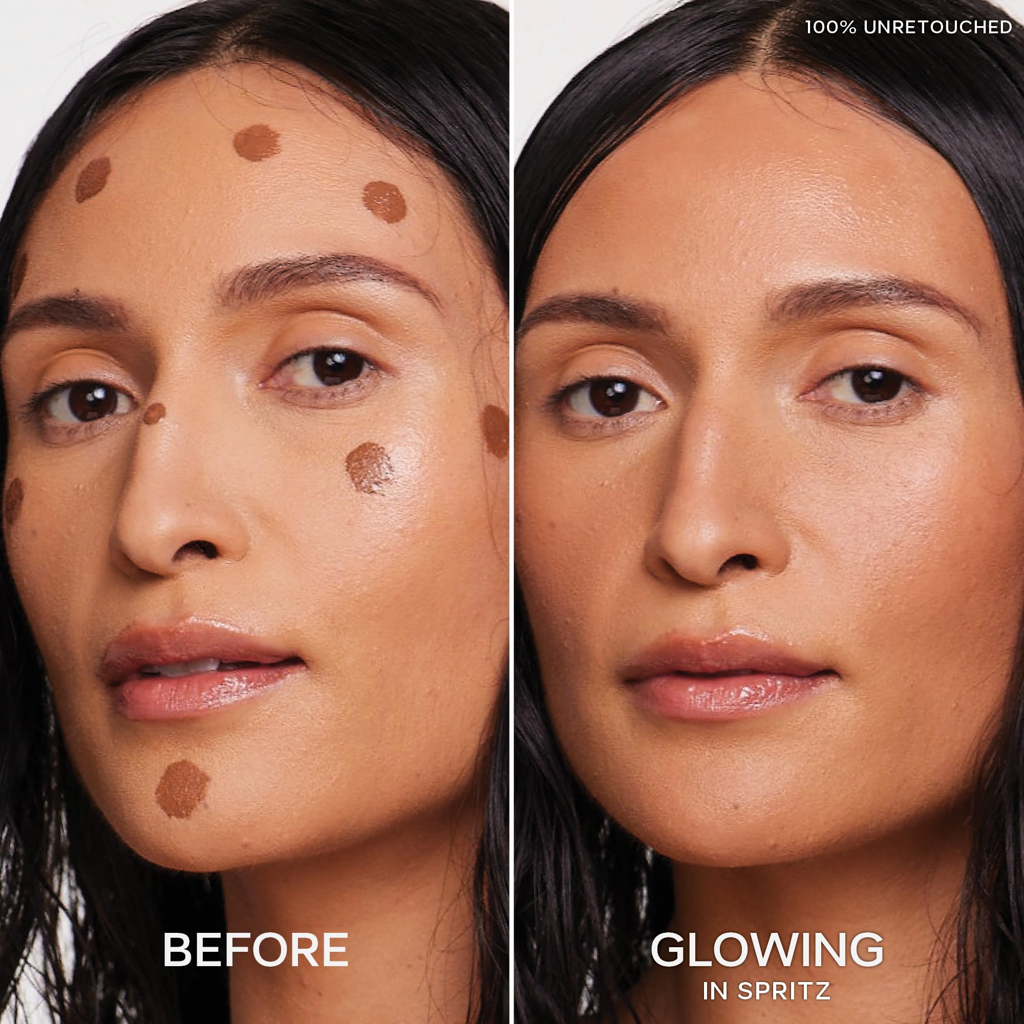 Saie Dew Bronze plant-derived glycerin adds moisture for hydrated complexion.