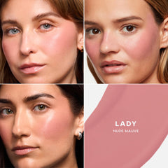 Saie Dew applicator dots demonstrate easy one to two dot application for soft tint