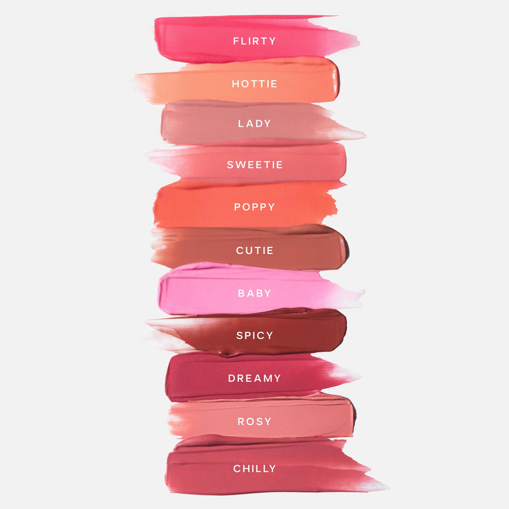 Saie Dew buildable color allows subtle tint or deeper wash
