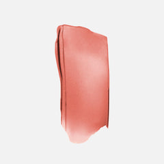 Saie Dew blush on cheeks for a natural flush.