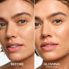 Saie Glowy Super Gel dispensing pump ensures easy, mess-free application.