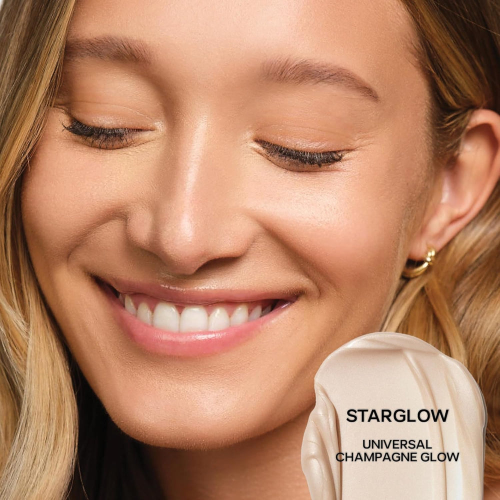 Saie gel texture close-up highlighting smooth blendable glow