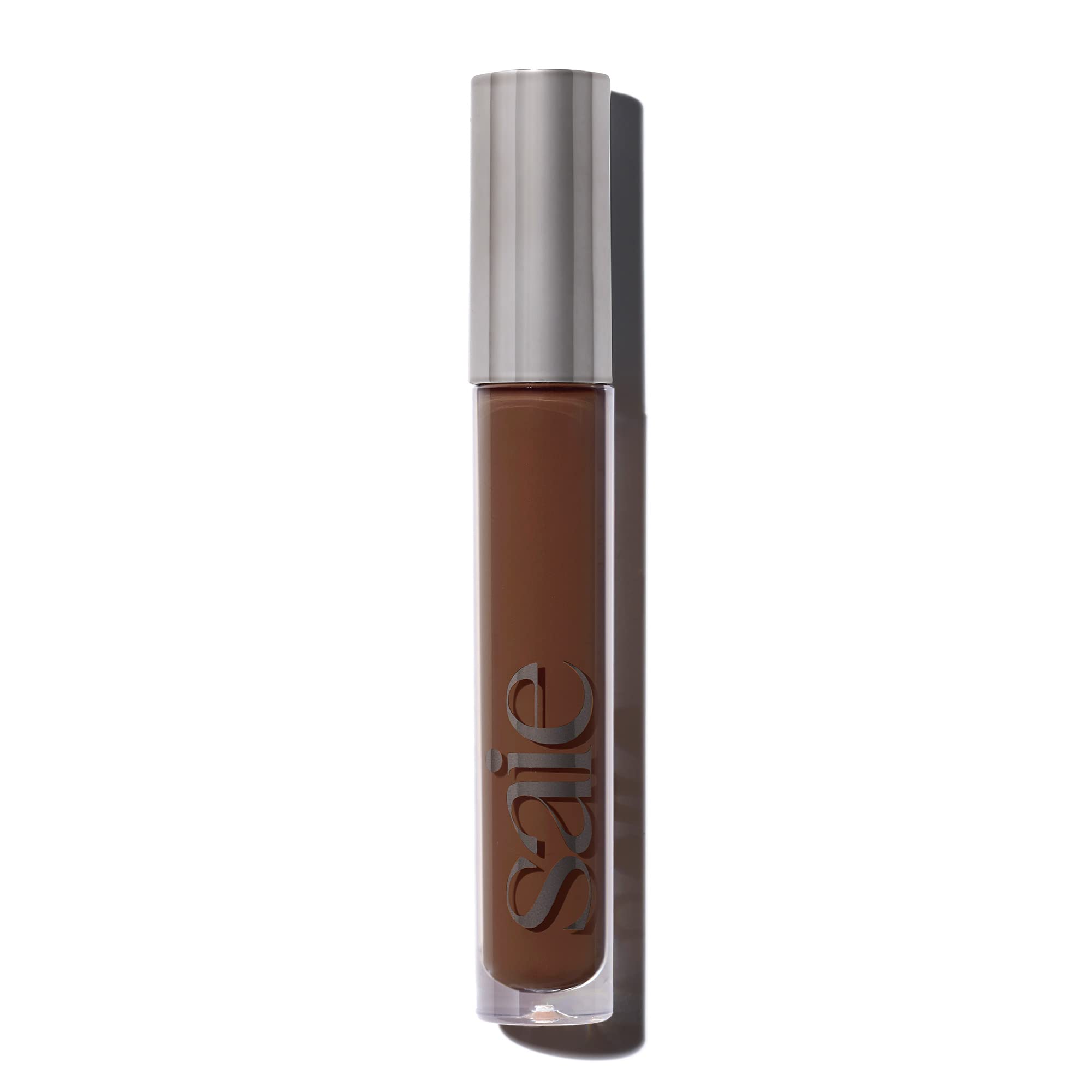 Saie Hydrabeam front packaging showing tube and shade for quick identification and portability
