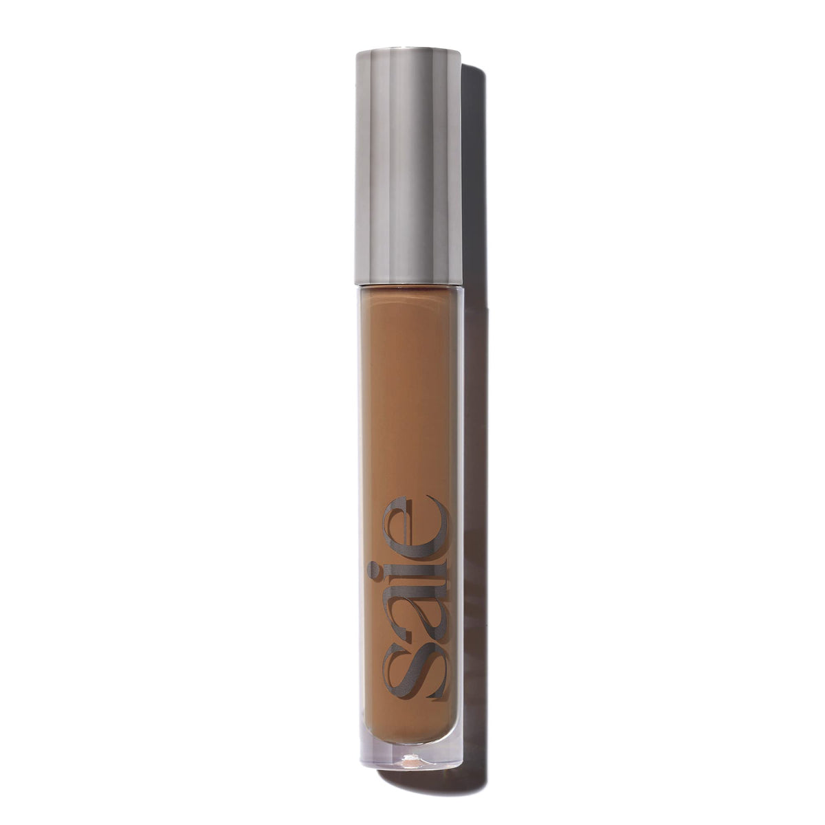 Saie tube front view showing shade 7.5 and compact size for travel convenience