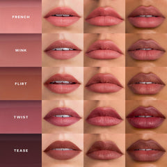 Saie lip liner 101 sharpened pencil detail showing precise edge control