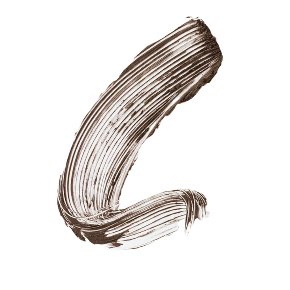 Saie Mascara 101 wand-application closeup for targeted lash lengthening