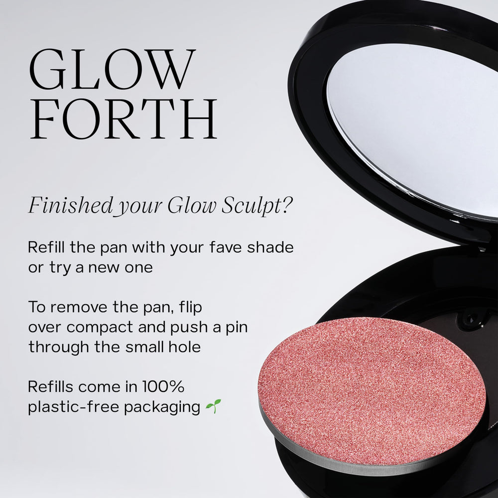 Saie Pinkglow in a travel pouch ready for on-the-go touch-ups