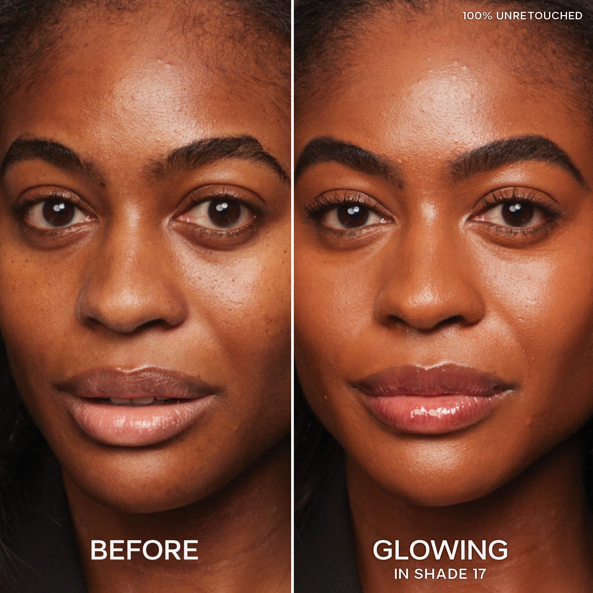 Saie slip tint cream texture closeup highlighting hydrating, blendable formula benefit