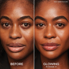 Saie slip tint cream texture closeup highlighting hydrating, blendable formula benefit
