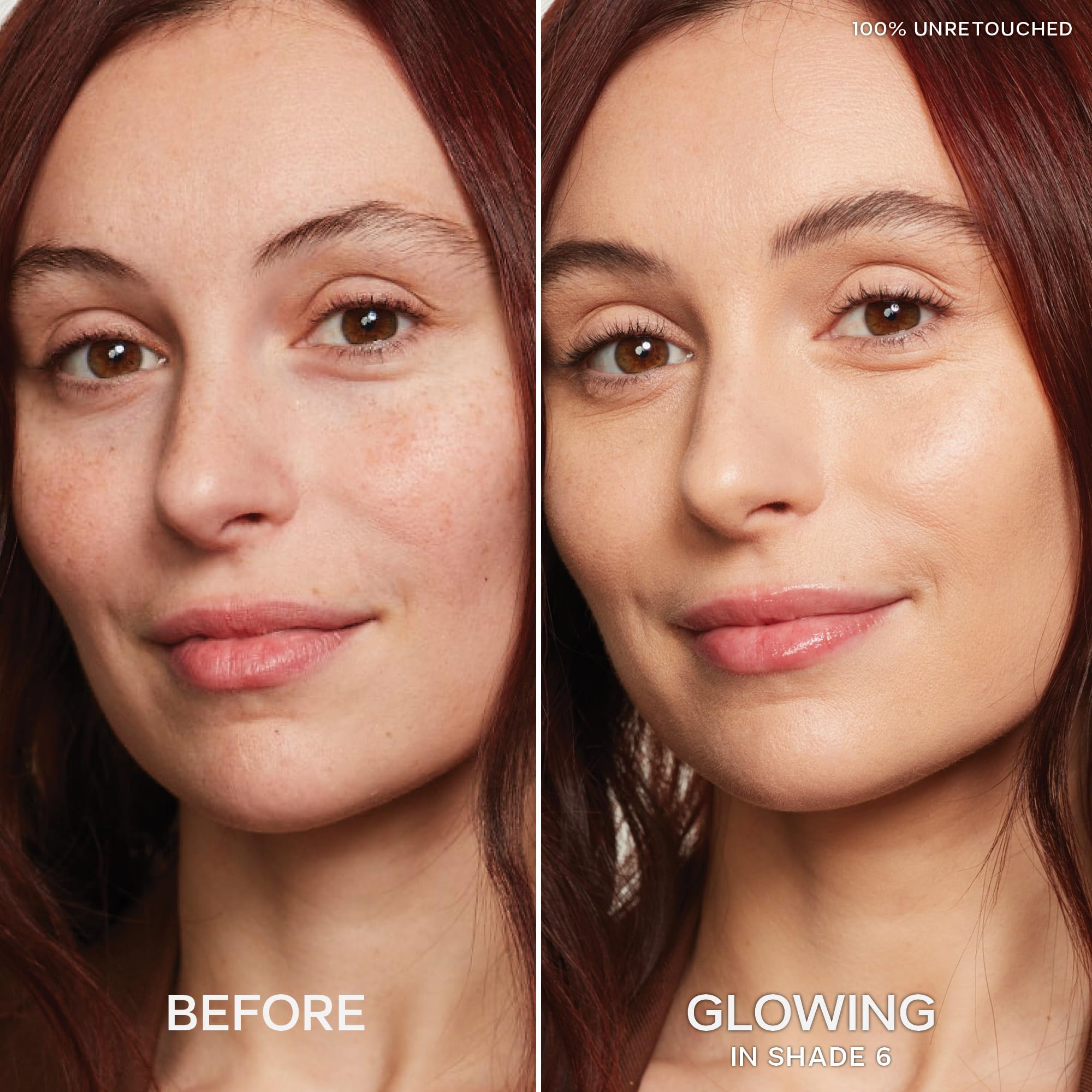 Saie Slip Tint natural glow close-up shows lightweight blendable formula