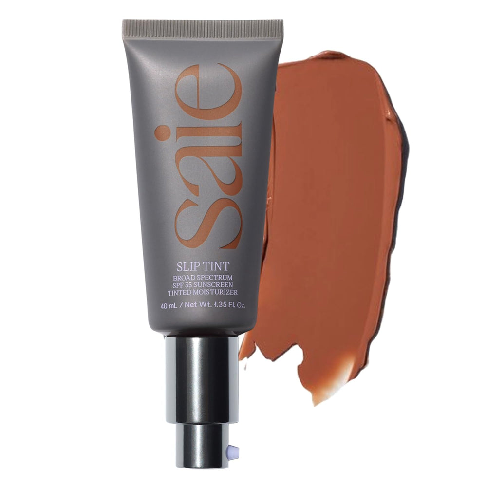 Saie Slip Tint front packaging in Shade Eight showing product and shade