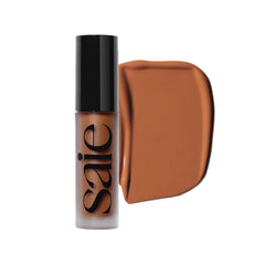 Saie slip tint front packaging showing product and shade, boosts natural radiance