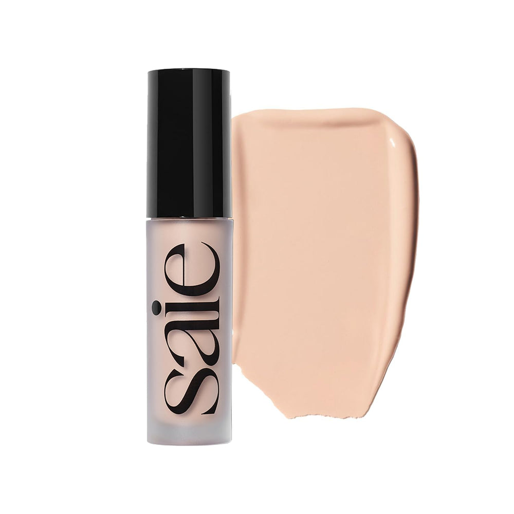 Saie front packaging displaying shade 3 and compact design benefit