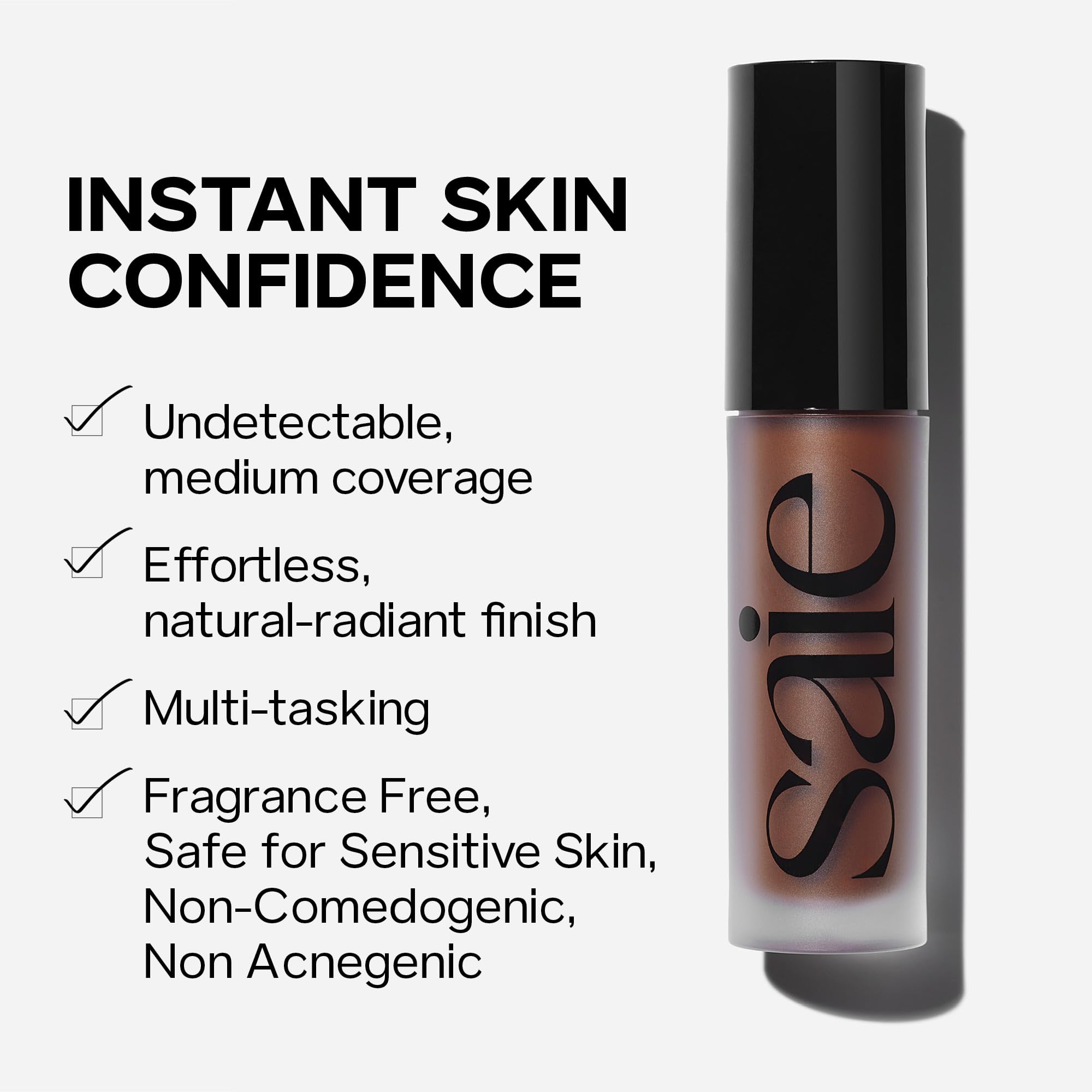 Saie Slip Tint Radiant Concealer skin-tone match closeup highlights versatile shade 2