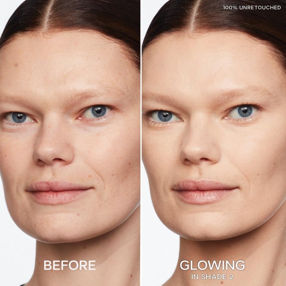 Saie Slip Tint Radiant Concealer swatch reveals creamy texture and blendable finish