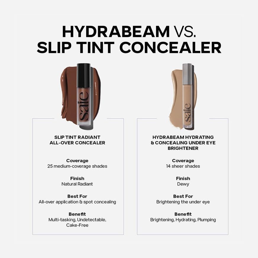 Saie Slip Tint with tinted moisturizer pairing suggests easy routine.