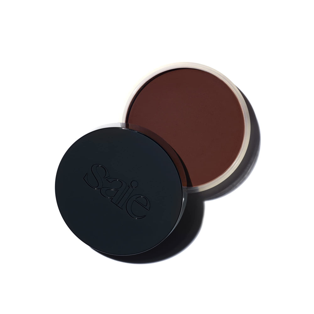 Saie Sun Melt front tube showing packaging and shade, easy grab-and-go bronzing