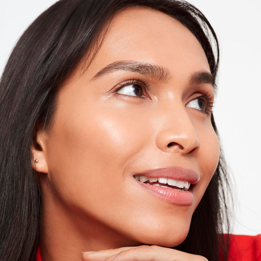 Saie serum texture drop closeup highlighting lightweight, hydrating feel