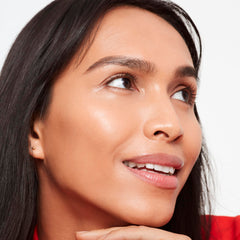 Saie serum texture drop closeup highlighting lightweight, hydrating feel