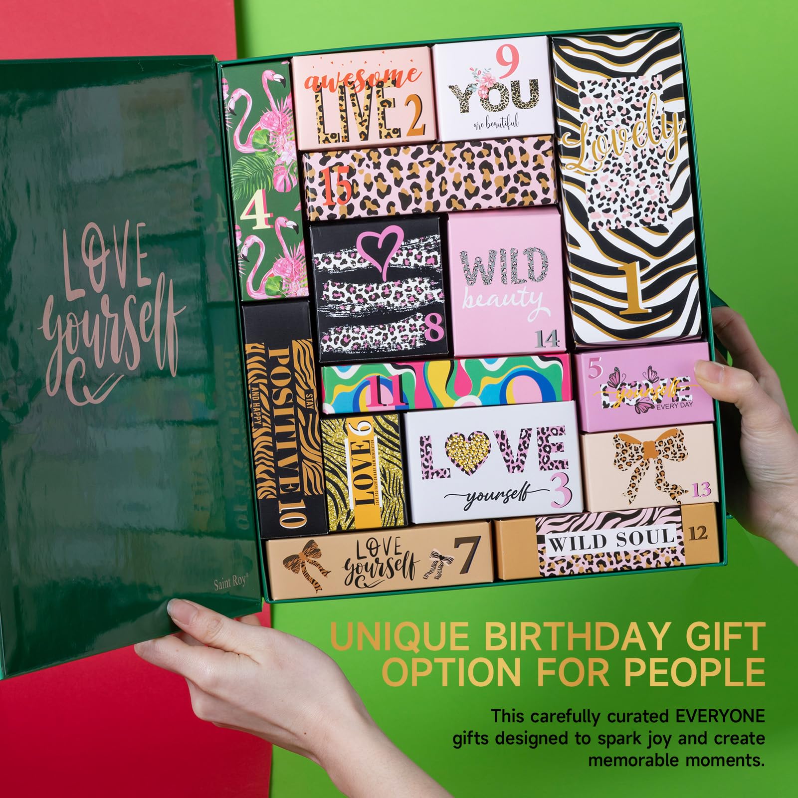 Saint Roy Beauty Advent Calendar 2025 nail stickers add festive nail art for celebrations.
